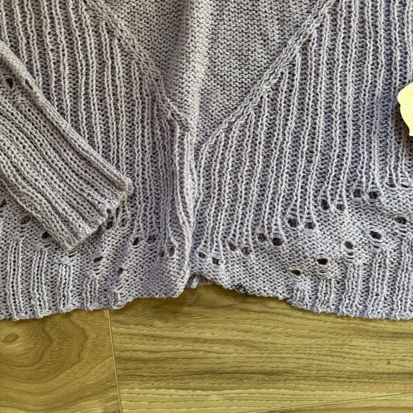NWT Altar’d State Theresa Oversized Sweater in Lavender - Picture 6 of 6